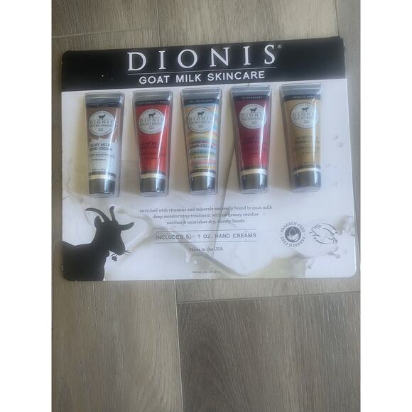 Dionis Goat Milk Hand Cream Set - Creamy Coconut & Oats/Peppermint Twist/Sea... - Picture 1 of 7